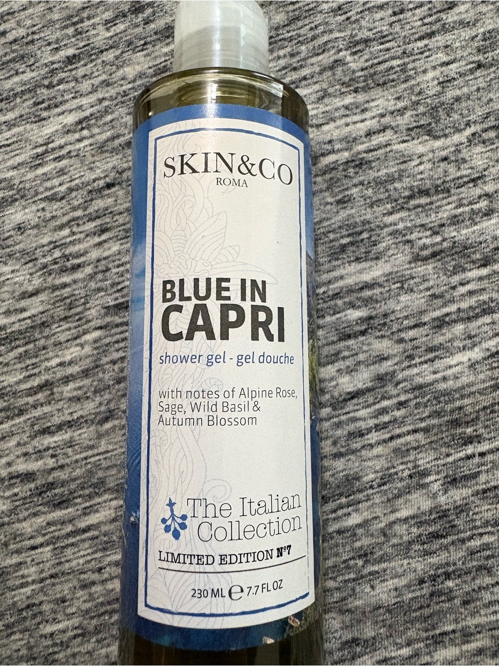 SKIN&CO Blue in Capri Shower Gel - Blue